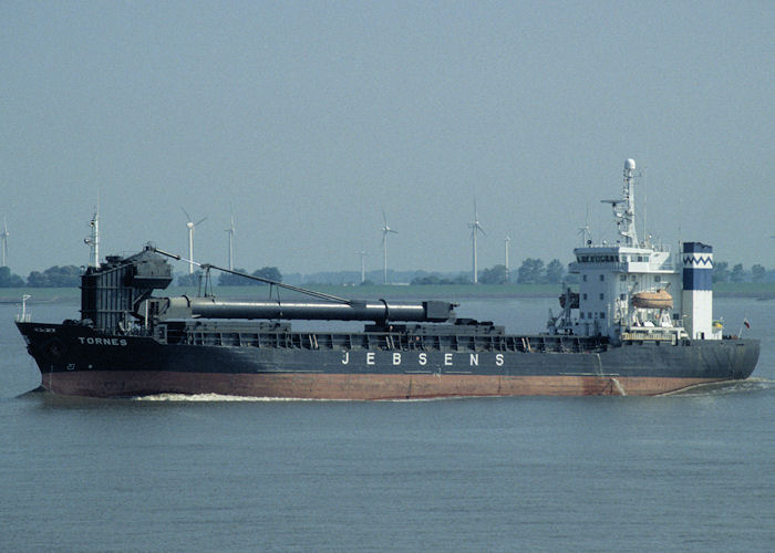 Photograph of the vessel  Tornes pictured on the River Elbe on 5th June 1997