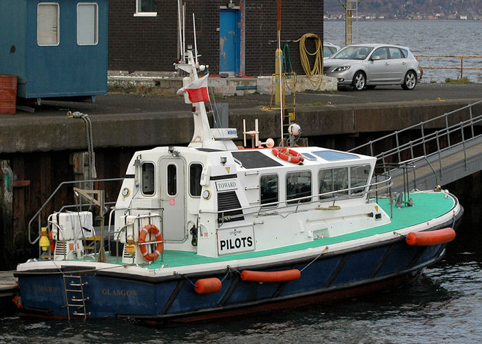 Photograph of the vessel pv Toward pictured at Greenock on 21st November 2010