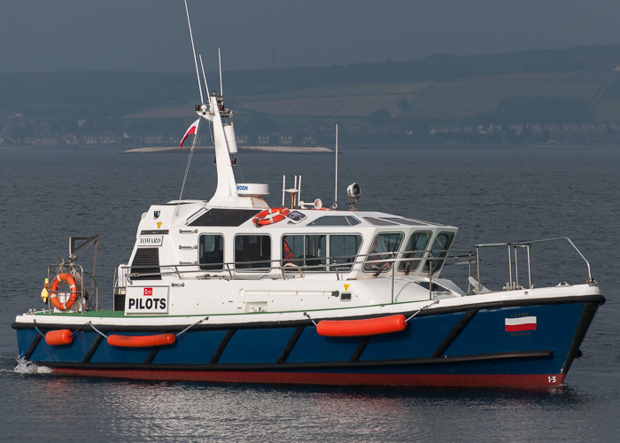 Photograph of the vessel pv Toward pictured at Greenock on 17th September 2014