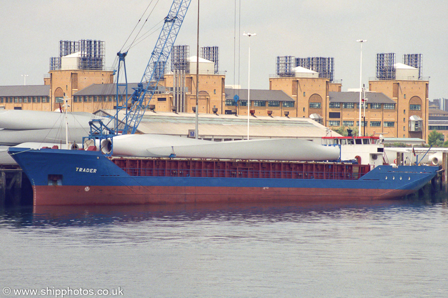Photograph of the vessel  Trader pictured at Southampton on 6th July 2002