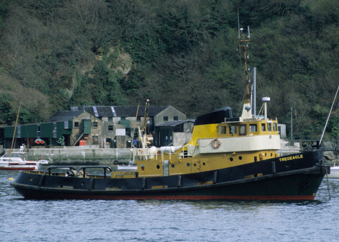 Photograph of the vessel  Tregeagle pictured at Fowey on 5th May 1996