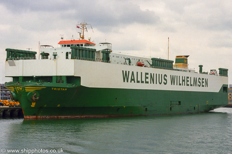 Photograph of the vessel  Tristan pictured at Southampton on 5th July 2003