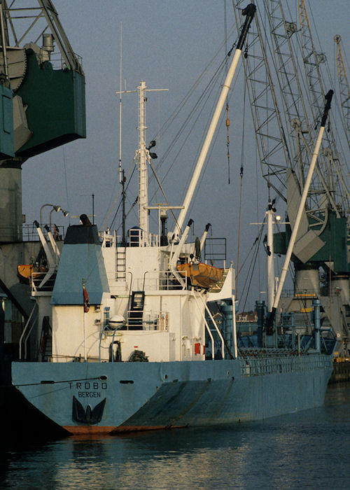 Photograph of the vessel  Trobo pictured in Waalhaven, Rotterdam on 27th September 1992