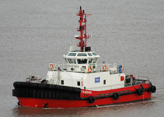 Photograph of the vessel  Trueman pictured entering King George Dock, Hull on 18th June 2010