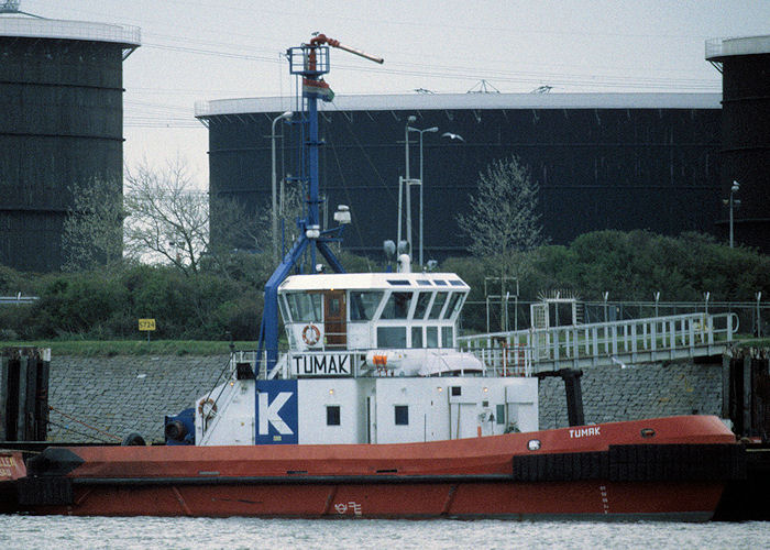 Photograph of the vessel  Tumak pictured at Europoort on 20th April 1997
