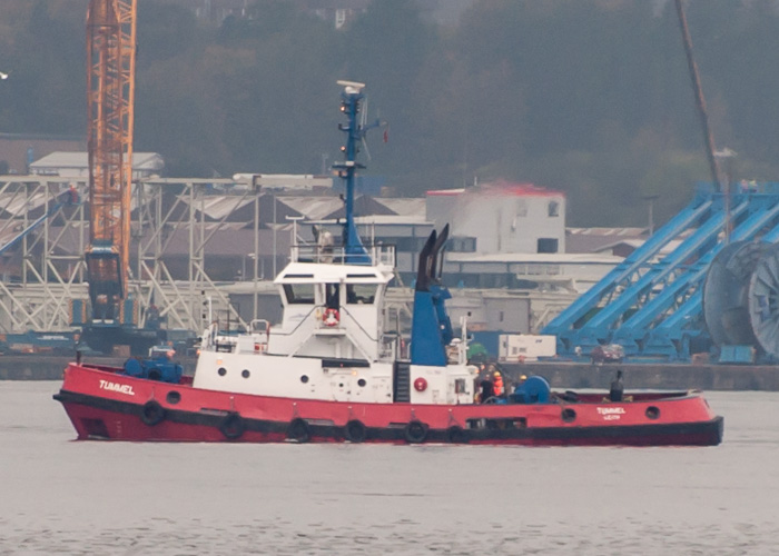 Photograph of the vessel  Tummel pictured at Queensferry on 9th October 2014