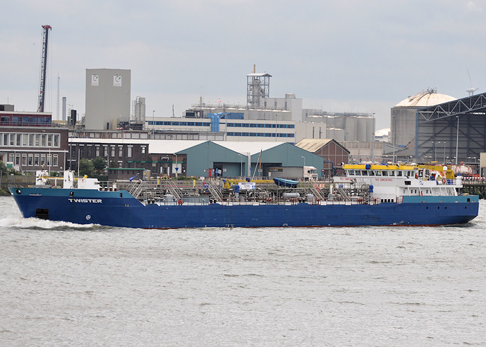 Photograph of the vessel  Twister pictured passing Vlaardingen on 25th June 2012