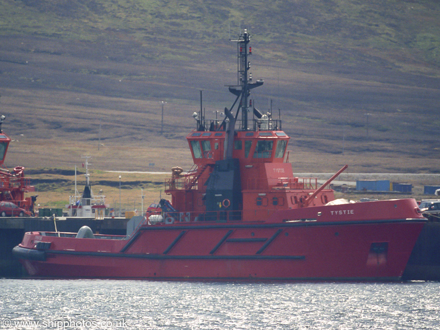 Photograph of the vessel  Tystie pictured at Sella Ness on 11th May 2003