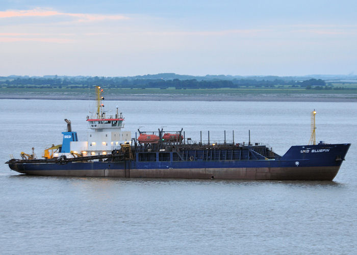 Photograph of the vessel  UKD Bluefin pictured on the River Humber on 23rd June 2011