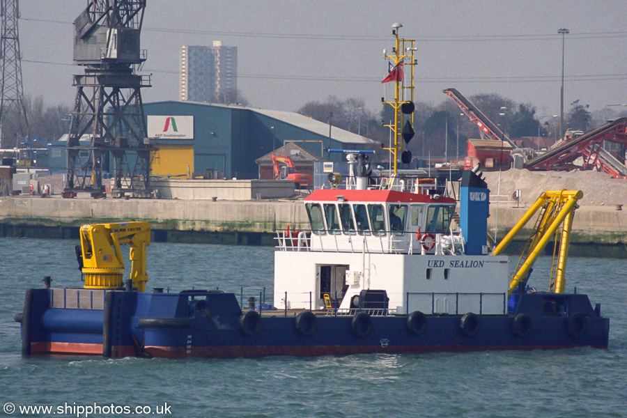 Photograph of the vessel  UKD Sealion pictured at Southampton on 12th April 2003