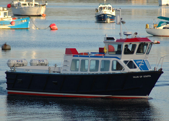 Photograph of the vessel  Ullin of Staffa pictured at Tobermory on 23rd April 2011