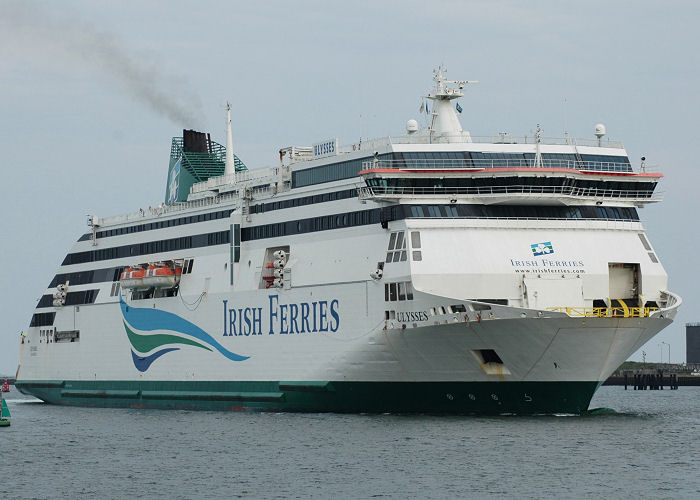 Photograph of the vessel  Ulysses pictured arriving at Dublin on 15th June 2006