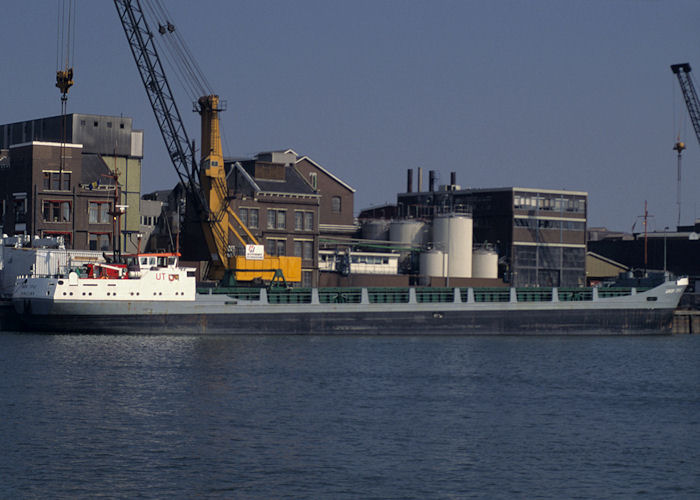 Photograph of the vessel  Union Topaz pictured in Koningin Wilhelminahaven, Rotterdam on 14th April 1996