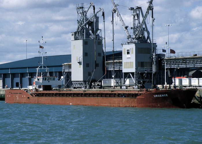 Photograph of the vessel  Urgence pictured at Southampton on 13th July 1997