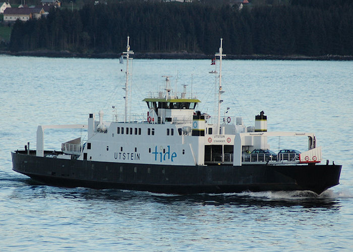 Photograph of the vessel  Utstein pictured near Bergen on 4th May 2008