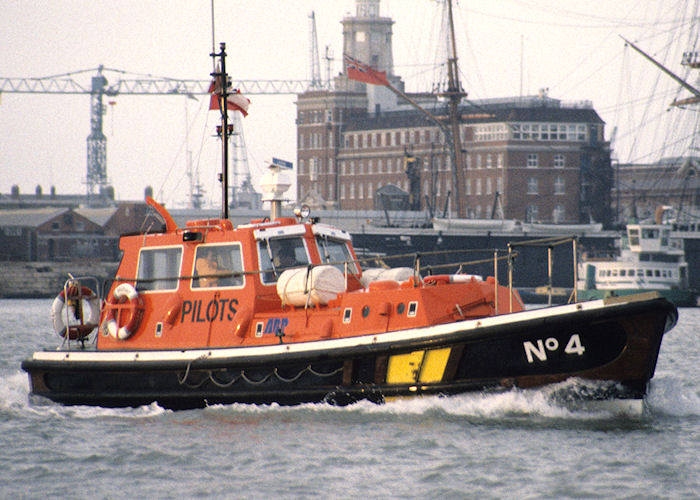 Photograph of the vessel pv Vagrant pictured in Portsmouth Harbour on 10th March 1990