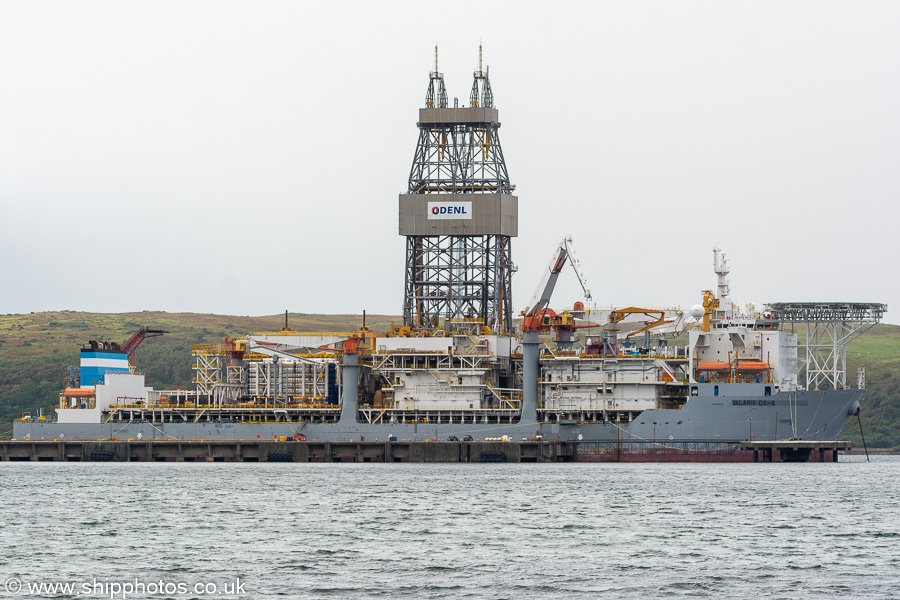 Photograph of the vessel  Valaris DS-4 pictured laid up at Hunterston on 24th September 2021