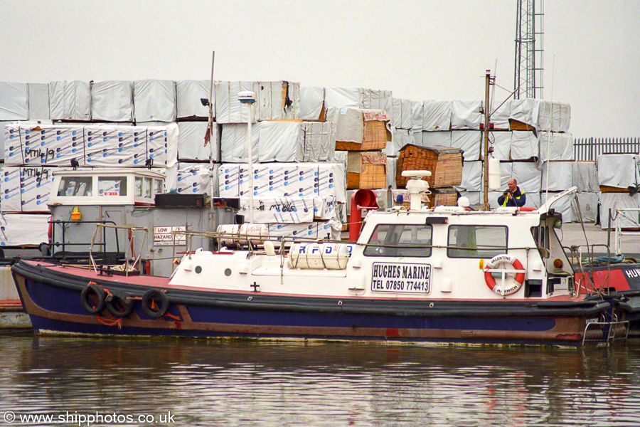 Photograph of the vessel pv Valentine pictured in Alexandra Dock, Hull on 11th August 2002