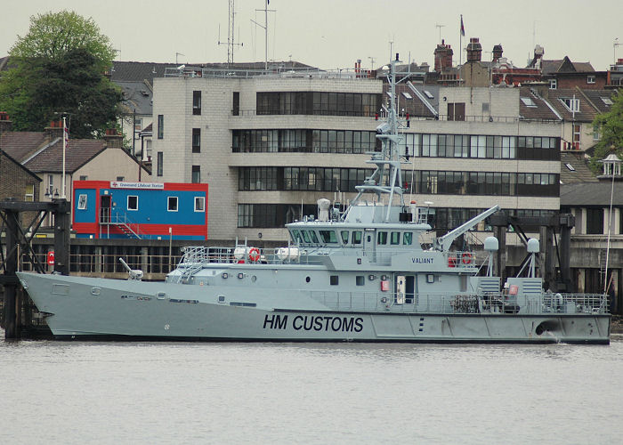 Photograph of the vessel HMRC Valiant pictured at Gravesend on 6th May 2006