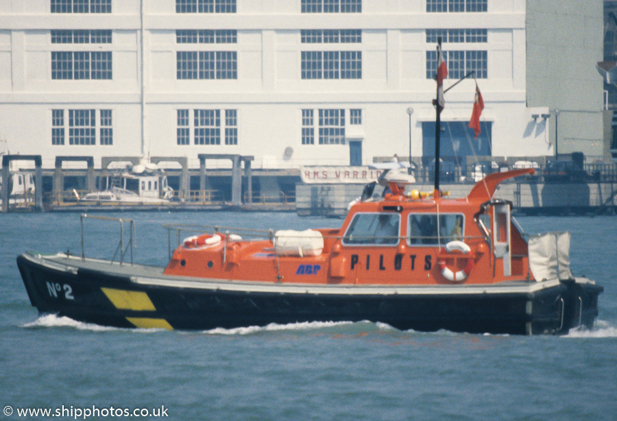 Photograph of the vessel pv Valonia pictured in Portsmouth Harbour on 5th August 1989