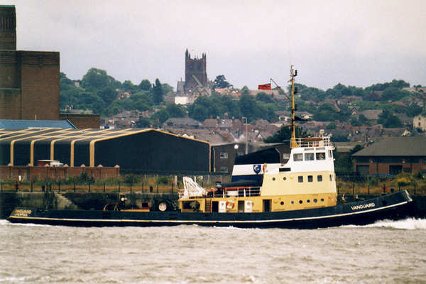 Photograph of the vessel  Vanguard pictured on the River Mersey on 4th August 2000