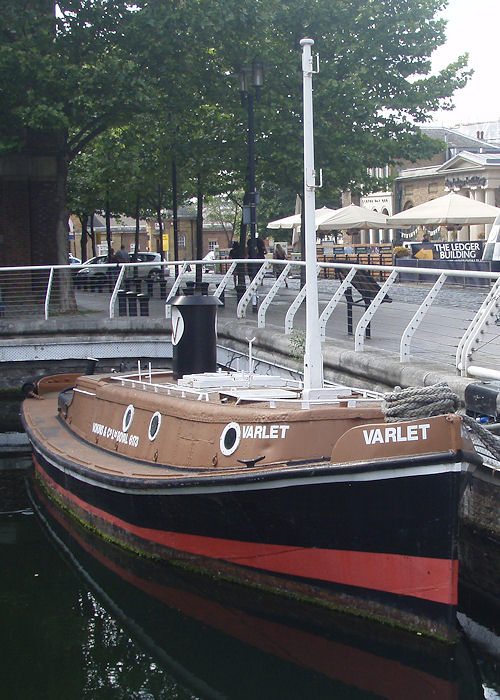 Photograph of the vessel  Varlet pictured in West India Dock, London on 14th June 2009