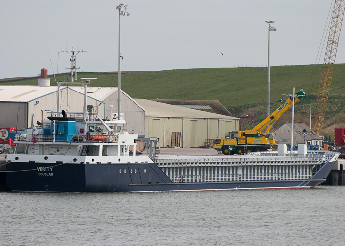 Photograph of the vessel  Verity pictured at Montrose on 3rd May 2014