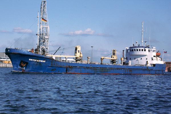 Photograph of the vessel  Viktor Koryakin pictured in Hamburg on 20th March 2001