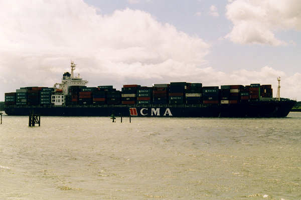 Photograph of the vessel  Ville de Tanya pictured arriving in Southampton on 28th May 2000