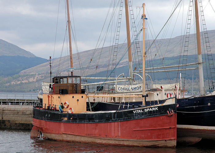 Photograph of the vessel  Vital Spark pictured at Inveraray on 7th May 2010