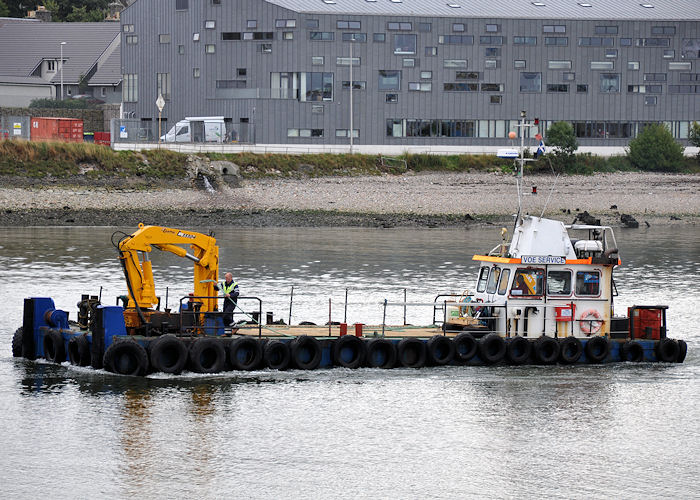 Photograph of the vessel  Voe Service pictured at Aberdeen on 13th September 2013