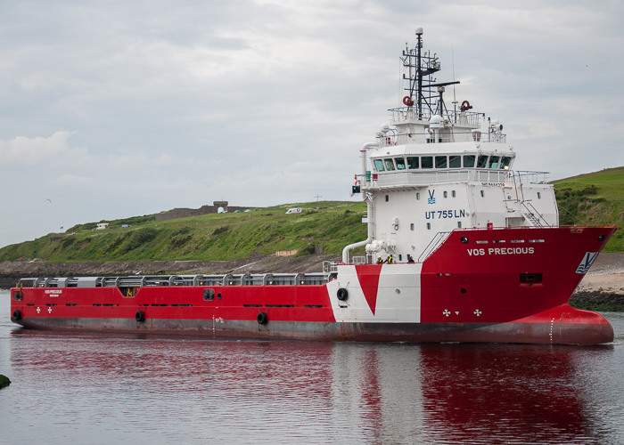 Photograph of the vessel  VOS Precious pictured arriving at Aberdeen on 12th June 2014