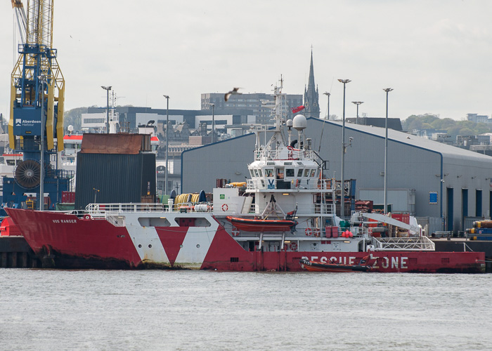 Photograph of the vessel  VOS Ranger pictured at Aberdeen on 3rd May 2014