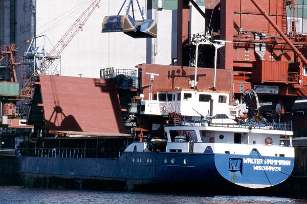 Photograph of the vessel  Walter Hammann pictured in Hamburg on 20th March 2001