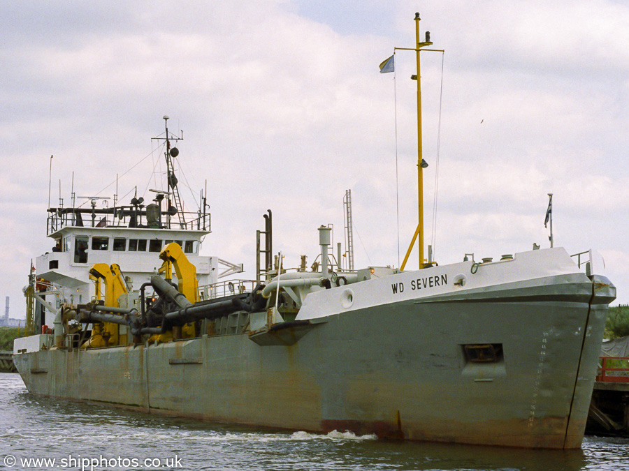 Photograph of the vessel  W.D. Severn pictured on the Manchester Ship Canal on 2nd August 2003