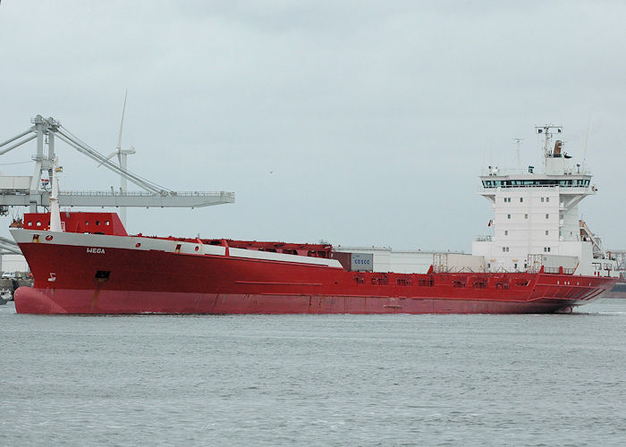 Photograph of the vessel  Wega pictured arriving at Amazonehaven, Europoort on 20th June 2010
