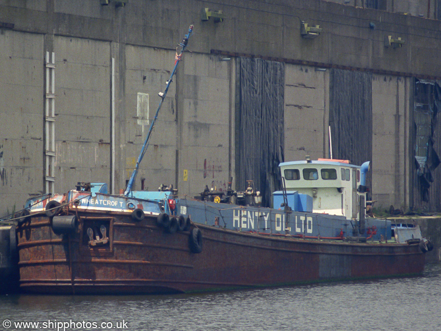 Photograph of the vessel  Wheatcroft pictured in Huskisson Dock, Liverpool on 14th June 2003