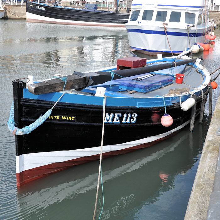 Photograph of the vessel fv White Wing pictured at Anstruther on 18th April 2012