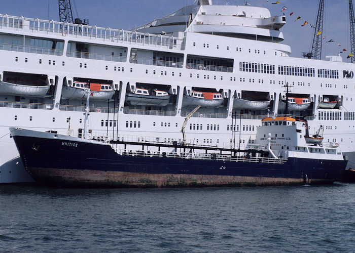 Photograph of the vessel  Whitide pictured at Southampton on 21st July 1996