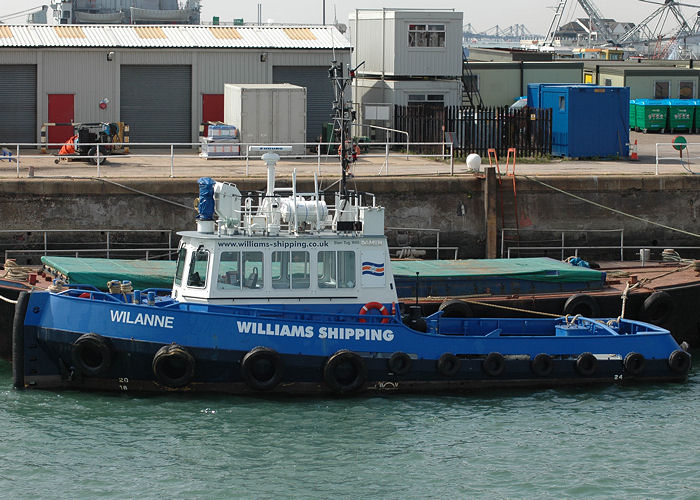 Photograph of the vessel  Wilanne pictured in Empress Dock, Southampton on 22nd April 2006