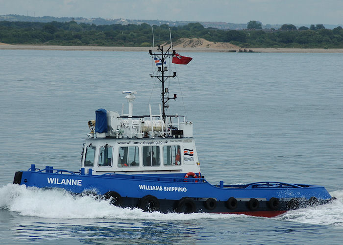 Photograph of the vessel  Wilanne pictured in the Solent on 13th June 2009