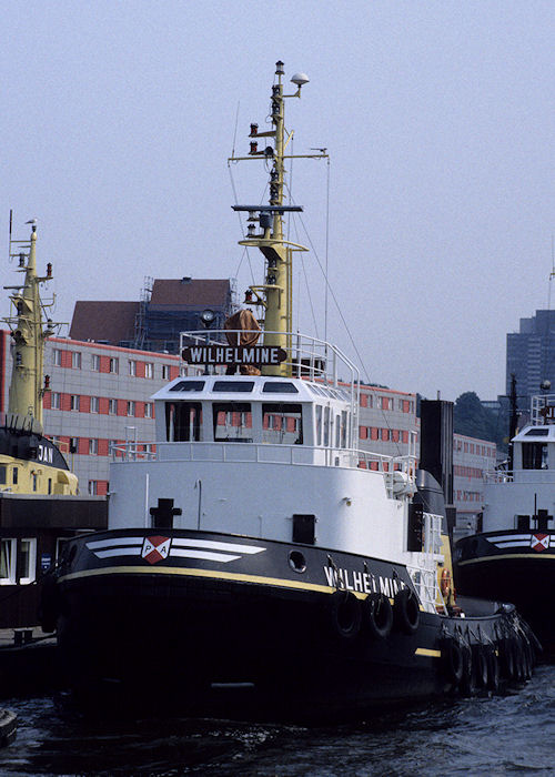 Photograph of the vessel  Wilhelmine pictured in Hamburg on 23rd August 1995