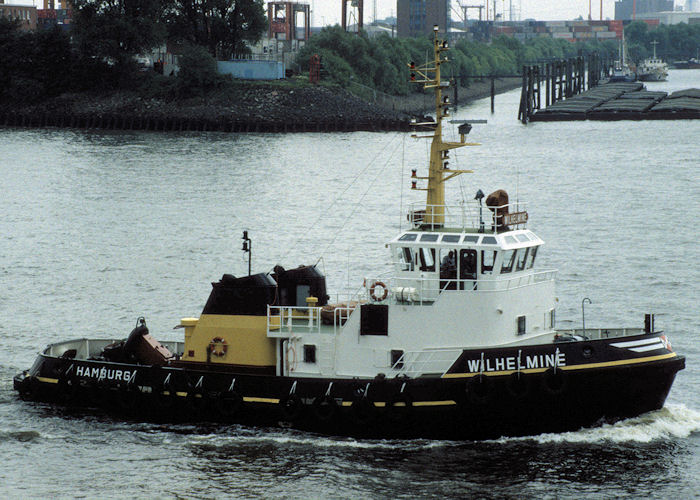 Photograph of the vessel  Wilhelmine pictured in Hamburg on 27th May 1998