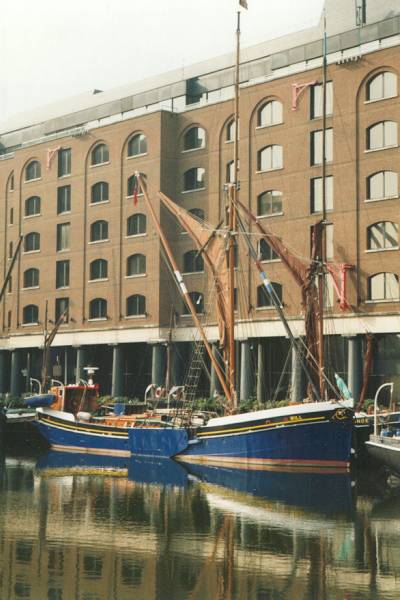 Photograph of the vessel sb Will pictured in St. Katharine Docks, London on 20th February 1998