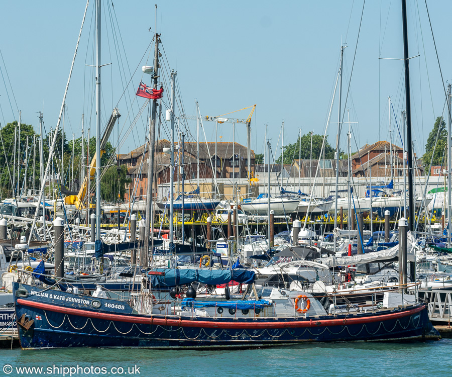 Photograph of the vessel RNLB William and Kate Johnston pictured at Gosport on 7th July 2023