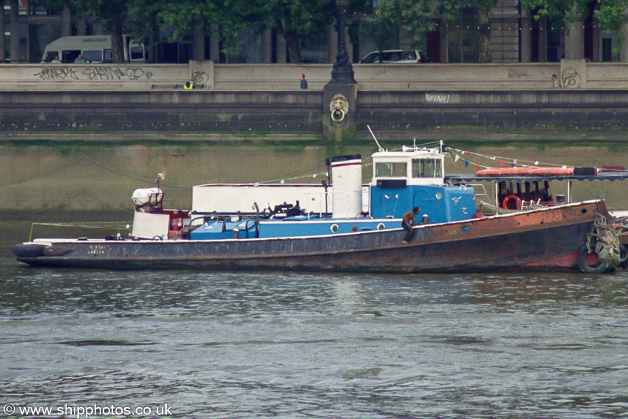 Photograph of the vessel  William Ryan pictured in London on 3rd September 2002