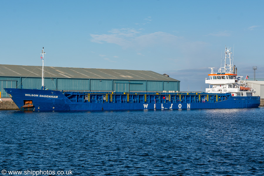 Photograph of the vessel  Wilson Dagenham pictured at Leith on 3rd June 2022
