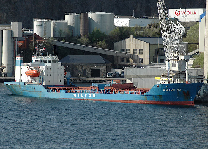 Photograph of the vessel  Wilson Mo pictured in Bergen on 5th May 2008