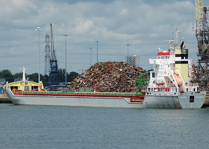 Photograph of the vessel  Winona pictured at Southampton on 13th June 2009