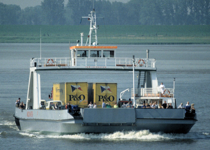 Photograph of the vessel  Wischhafen pictured on the River Elbe on 5th June 1997